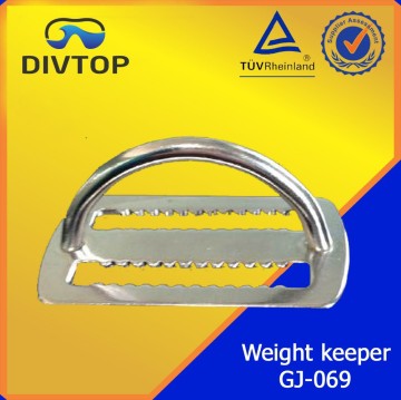 Scuba diving bcd Weight keeper welded