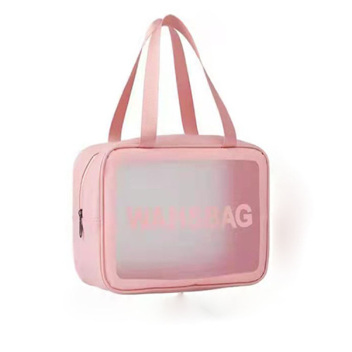 Bolsa de lavado transparente Viaje Maquillaje PVC cosmético