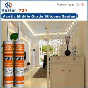 Kater one part acetoxy cure sealants silicone roofing
