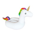 Luar pvc floatable floaty unicorn naik-on mainan mengambang