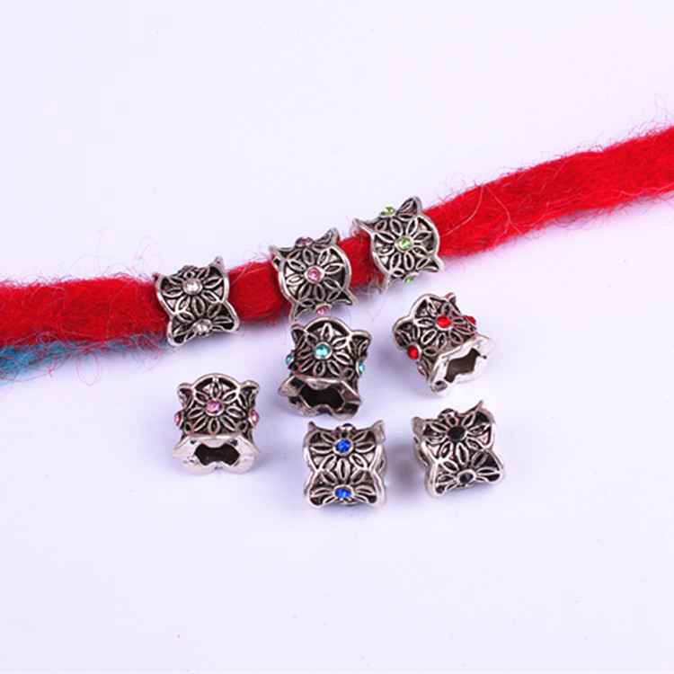 Hair Jewelry Rings Decorations Pendants Aluminum Dreadlocks Beads Metal Cuffs Hair Decorations Rings Accessories