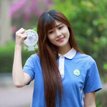 Cartoon Cat Fan Mini Desktop Fan USB Rechargeable