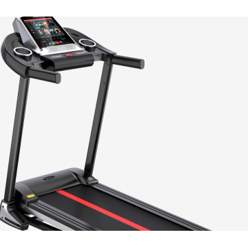 Home gym foldable treadmill with color slat belt