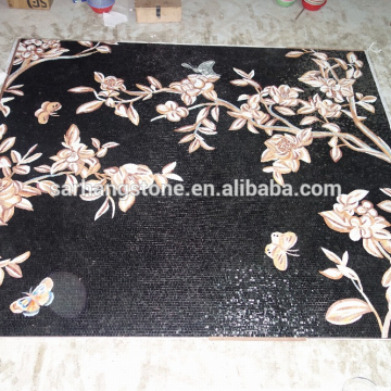Art Mosaic/Flower Mosaic Art/Glass Mosaic Wall Art Murals