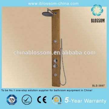 wooden shower panels bath bamboo shower column