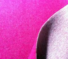 Warm heavy double-faced fabric