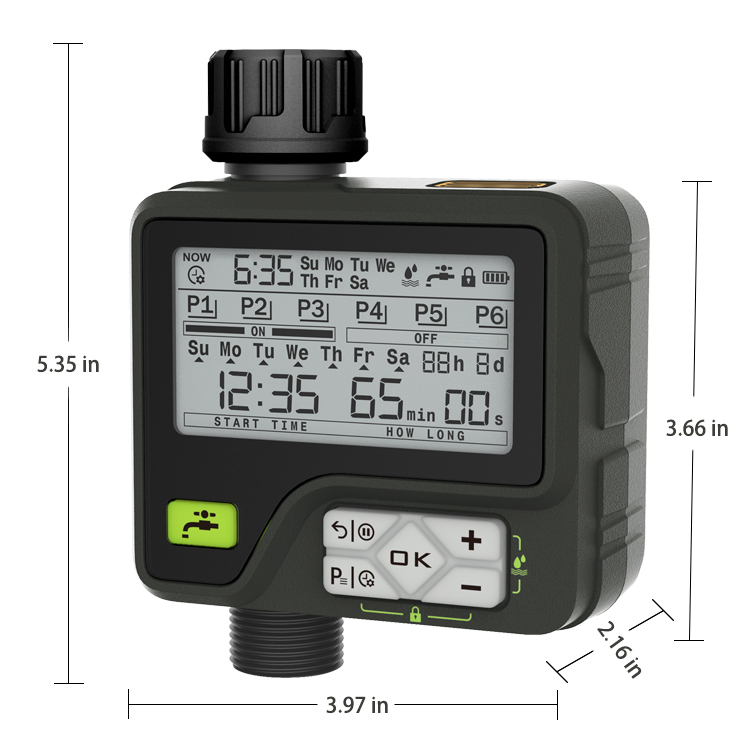 Automatic Super Timing System LCD Electronic Home Garden Irrigation Water Timer