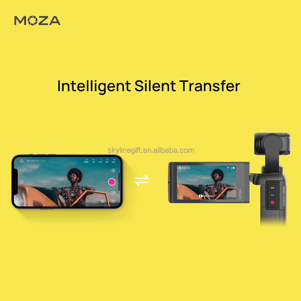 Moza Moin camera pocket Gimbal sports mini handheld high-definition 4K anti-shake vlog portable outdoor stabilizer action camera