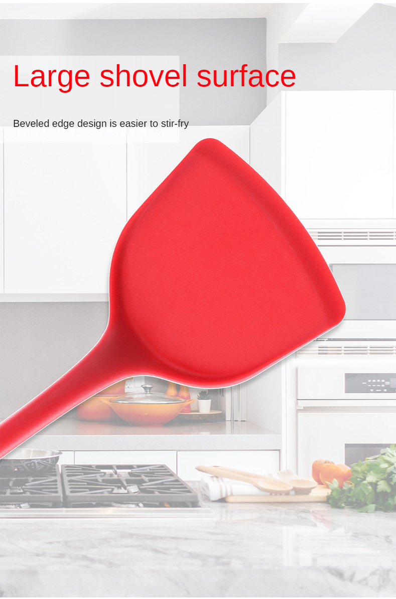 Non-stick Pan Silicone Spatula Spoon Kitchen Utensil Cooking Tool Wholesale