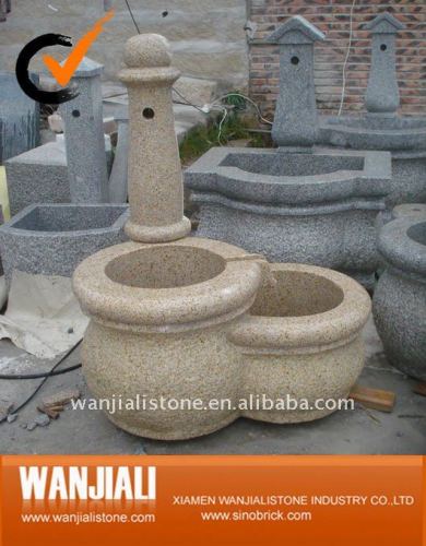 Beautiful outdoor granite water fountains