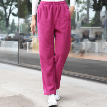 Women's Micro Fleece Trousers Elastic Waist