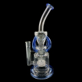 도매 트리 Perc DAB 석유 장비 흡연 액세서리 Shisha Hookah Recycler 유리 수도관 14mm 보울