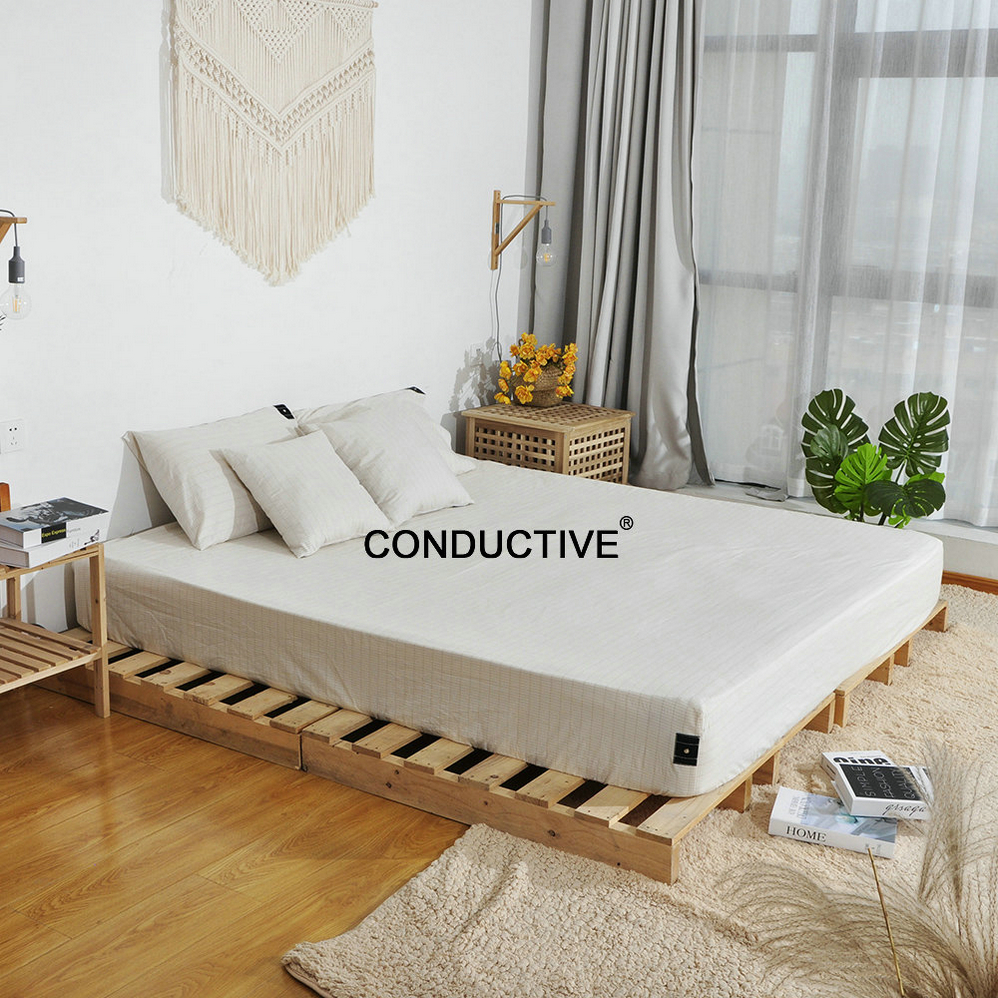 Conductive Earth Bed fitted Sheet