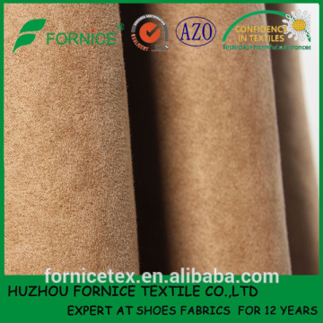 China wholesale Weft Knitting Stretch soft Suede Fabric lady dress