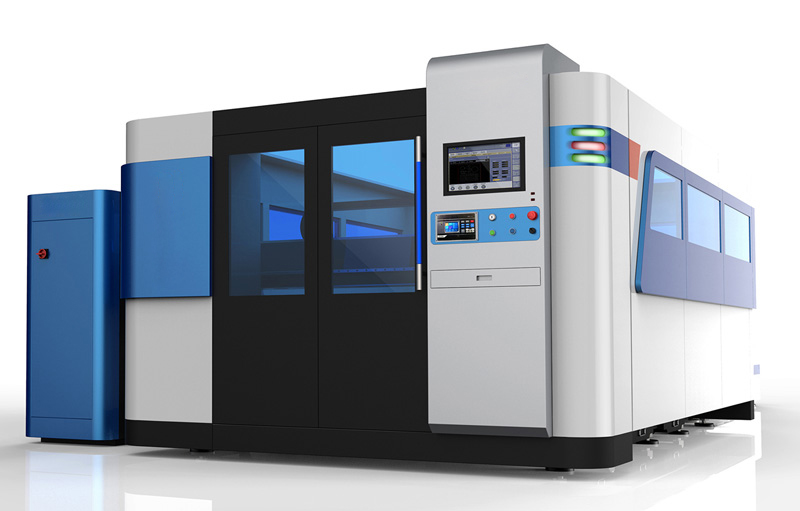 Máquina a laser de fibra CNC de cortador de metal