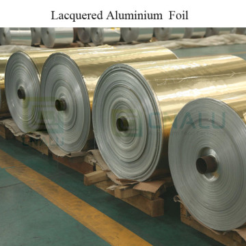 Golden Color Coated Aluminium Foil