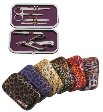 PU Bag Stainless Steel Manicure Set