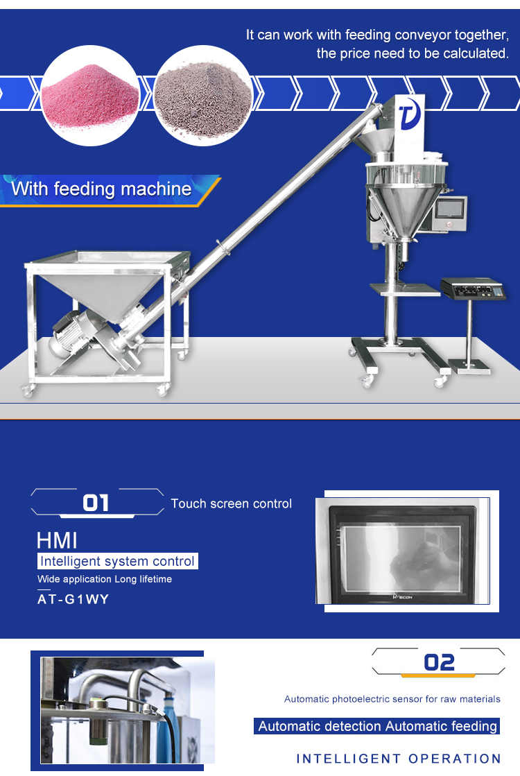 ZX-F Stainless Steel saffron powder /grout tile powder packaging machine