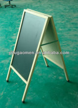 A-frame with advertisement board