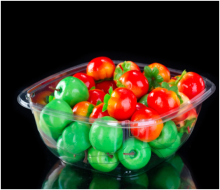 Food Plastic Boxes Salad Cake Roll Beautiful Container