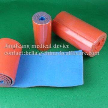 producing thermoplastic orange+blue mouldable Splint