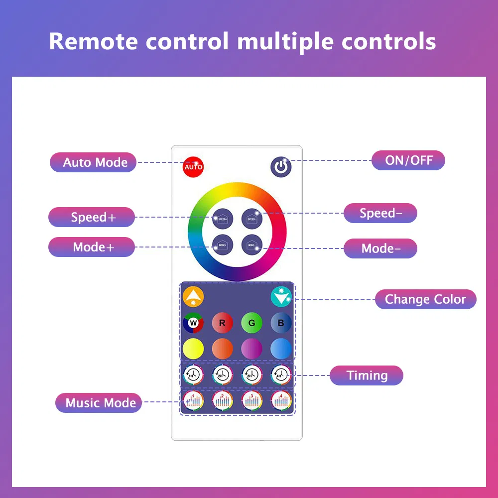 Smart Rgbic Neon Light with WiFi Control for Home Decor