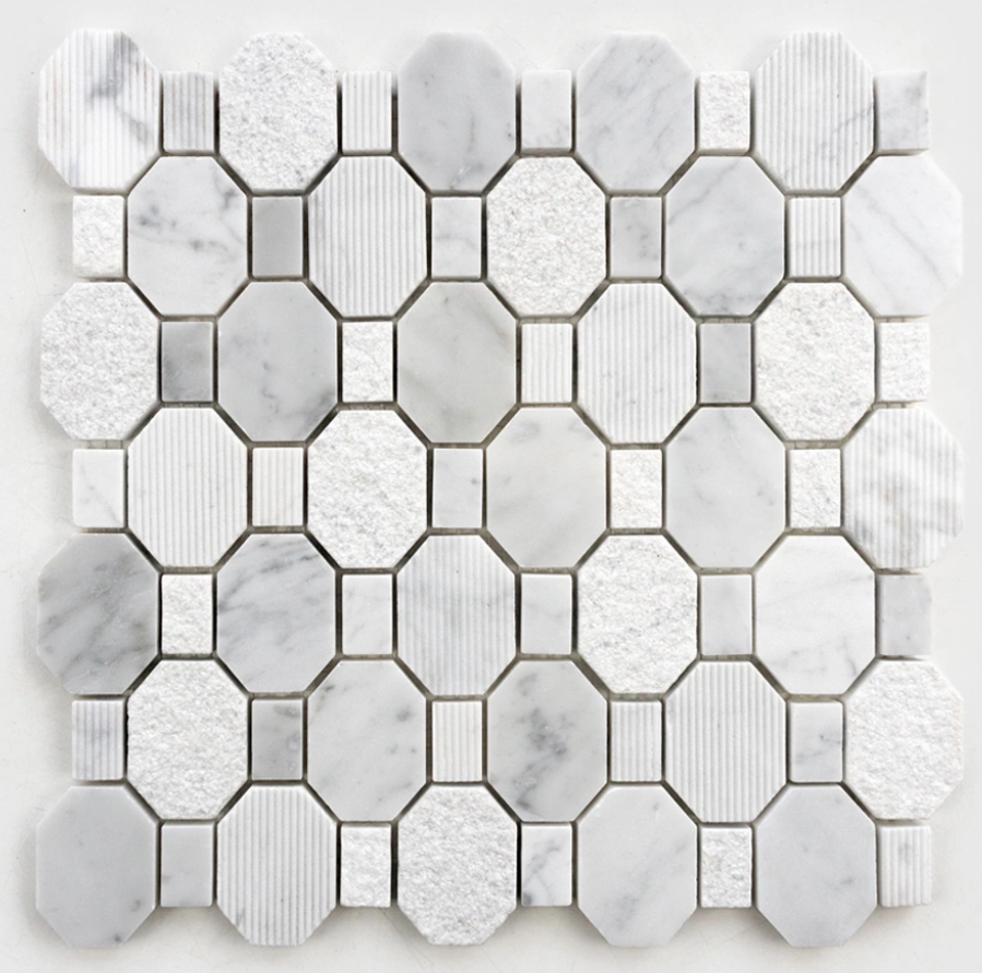 Marble mosaic for wall decoration