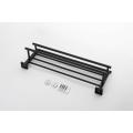 Silver Wall Mounted Solid Towel Bar