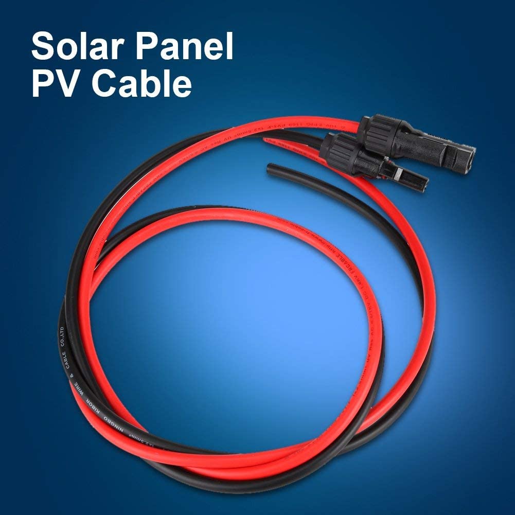 Solar PV Cable Extension cable  2.5mm Pair of Solar Panel DC1000V 30A  For solar power station PV connector  and PV Junction Box