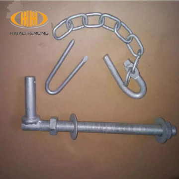 Farm gate hardware hinge lugs