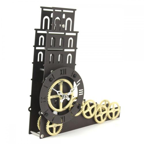 L&#39;horloge de bureau Gear Lean Tower Mode Gear