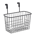 Over the cabinet door metal wire kitchen hanging storage deep basket