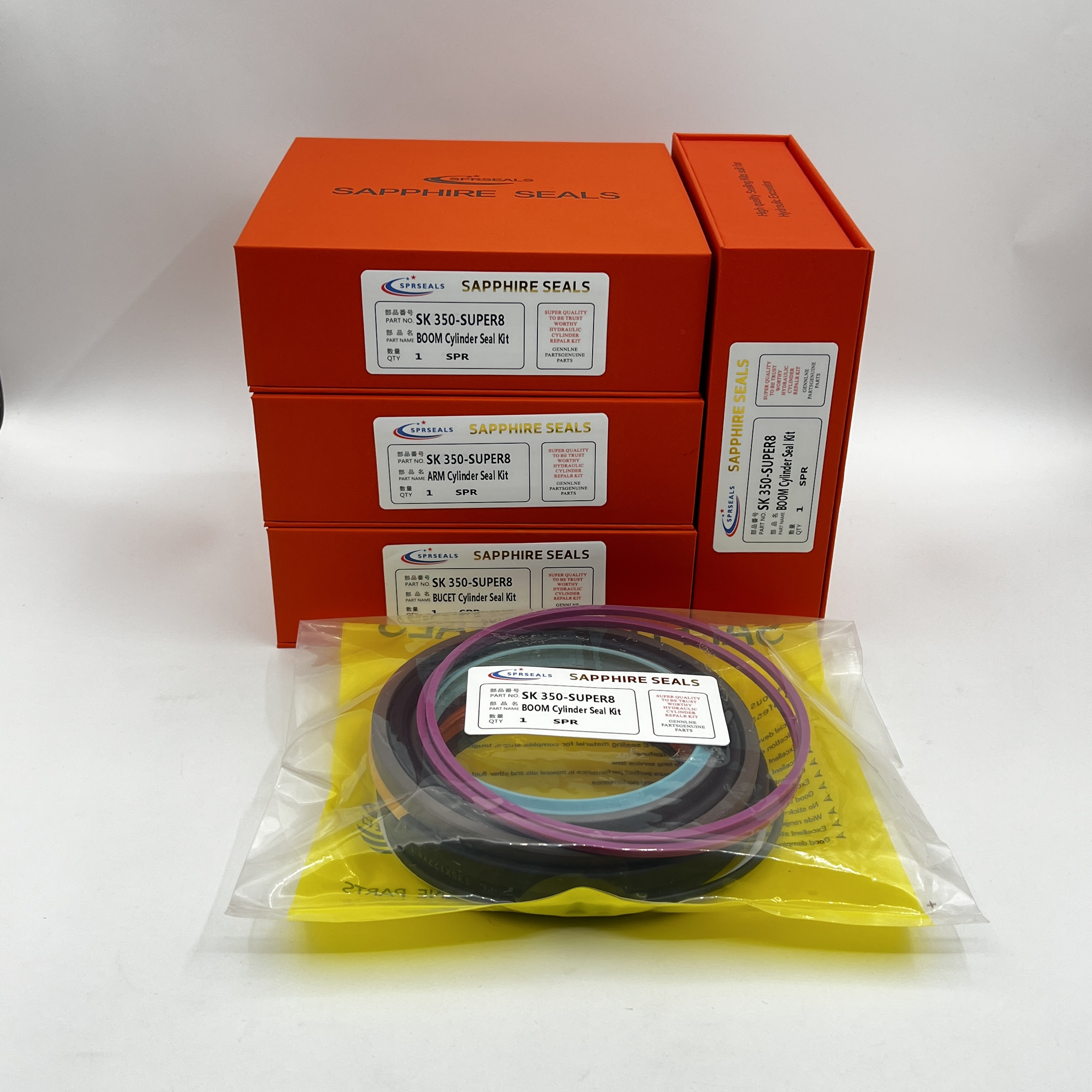 Zestaw do uszczelnienia cylindra dla Kobelco SK350-Super8
