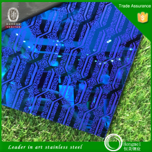 Gold supplier 304 etched stainless steel decorative sheet