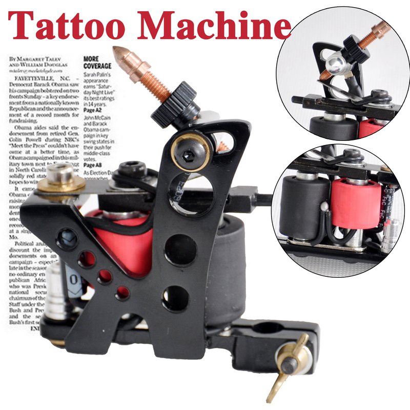 black tattoo machine