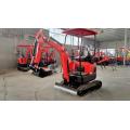 1.7ton excavator mini excavators Rekonstruksi lahan pertanian