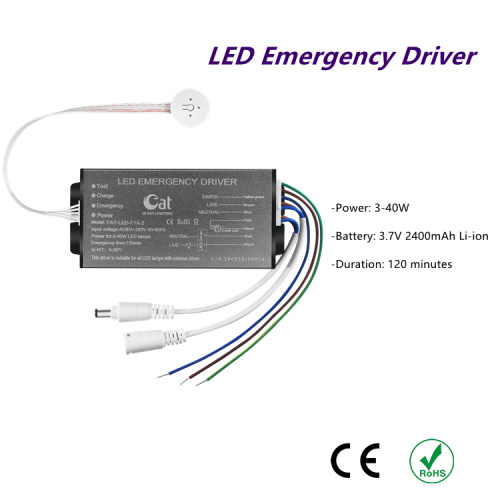 Kit de conversion LED de shell IP30 Aluminiuim pour l'urgence