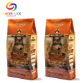 BRC Standard Custom Quad Seal Pet Packaging Food