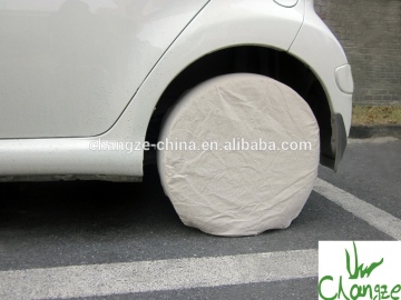 Canvas wheel cover, canvas tire cover