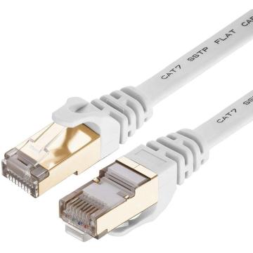 Red de Internet plana blindada con cable Ethernet plano Cat7