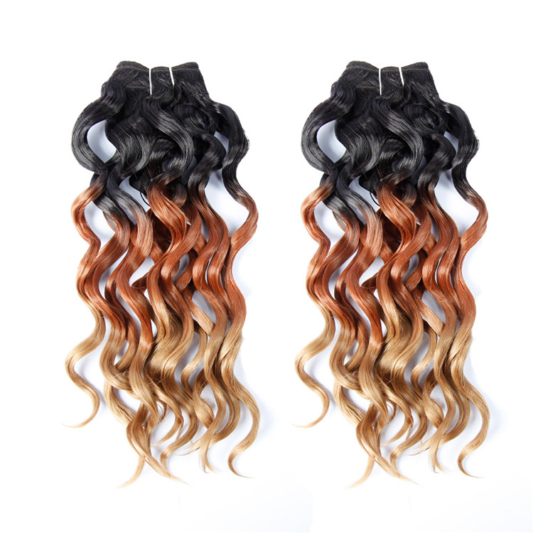 Cheap Wholesale Synthetic Hair Bundles Spain Water  Bulk Hair Crochet Braiding 20in Synthetic Weave Hair For Black Women