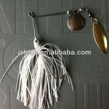 Black backsliver body lead Spinner Bait