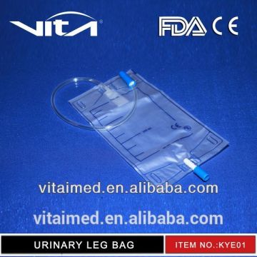 Disposable Sterile Urine Leg Bag 500ml/750ml