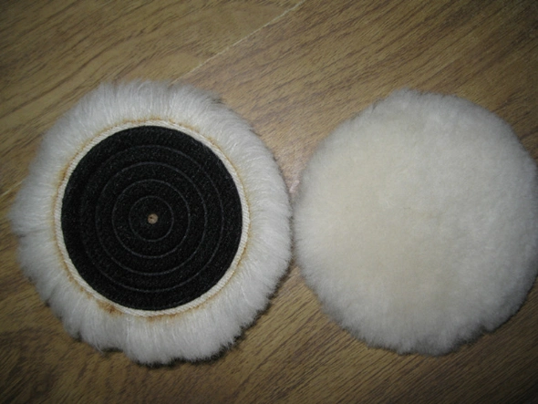 Wholesale Nature Wool Genuine Sheepskin Wool Buffing Pad