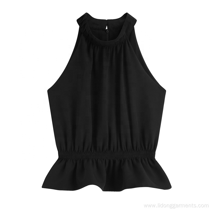 Wearing Ruffles Thin Belly Sexy Chiffon Heart Neck