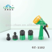 plastic garden hose nozzle set