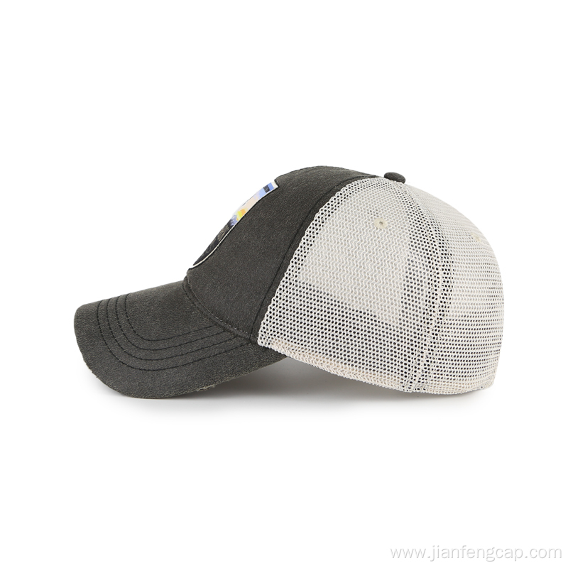 New cool design washing soft trucker mesh hat