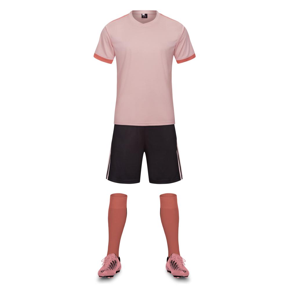 Pink color soccer jersey for men