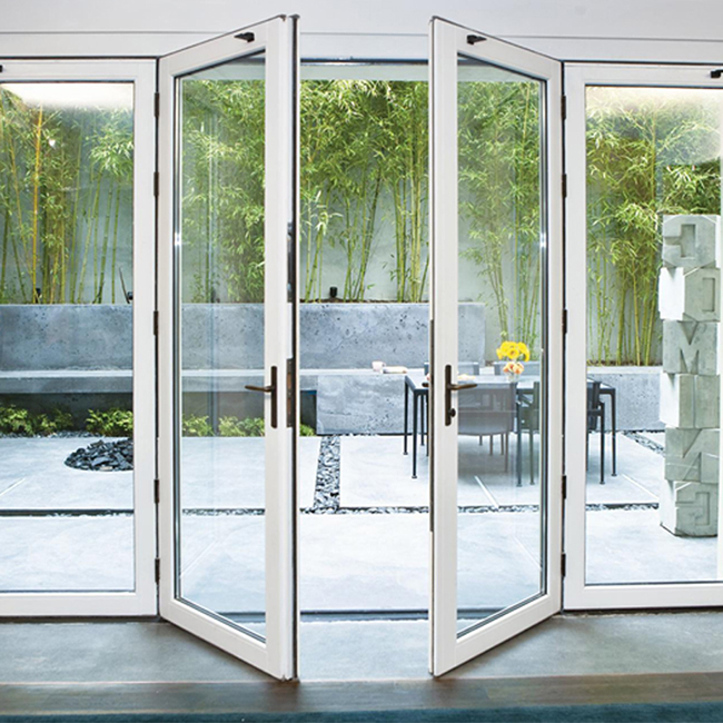 Aluminum casement window and door,modern aluminum double entry doors