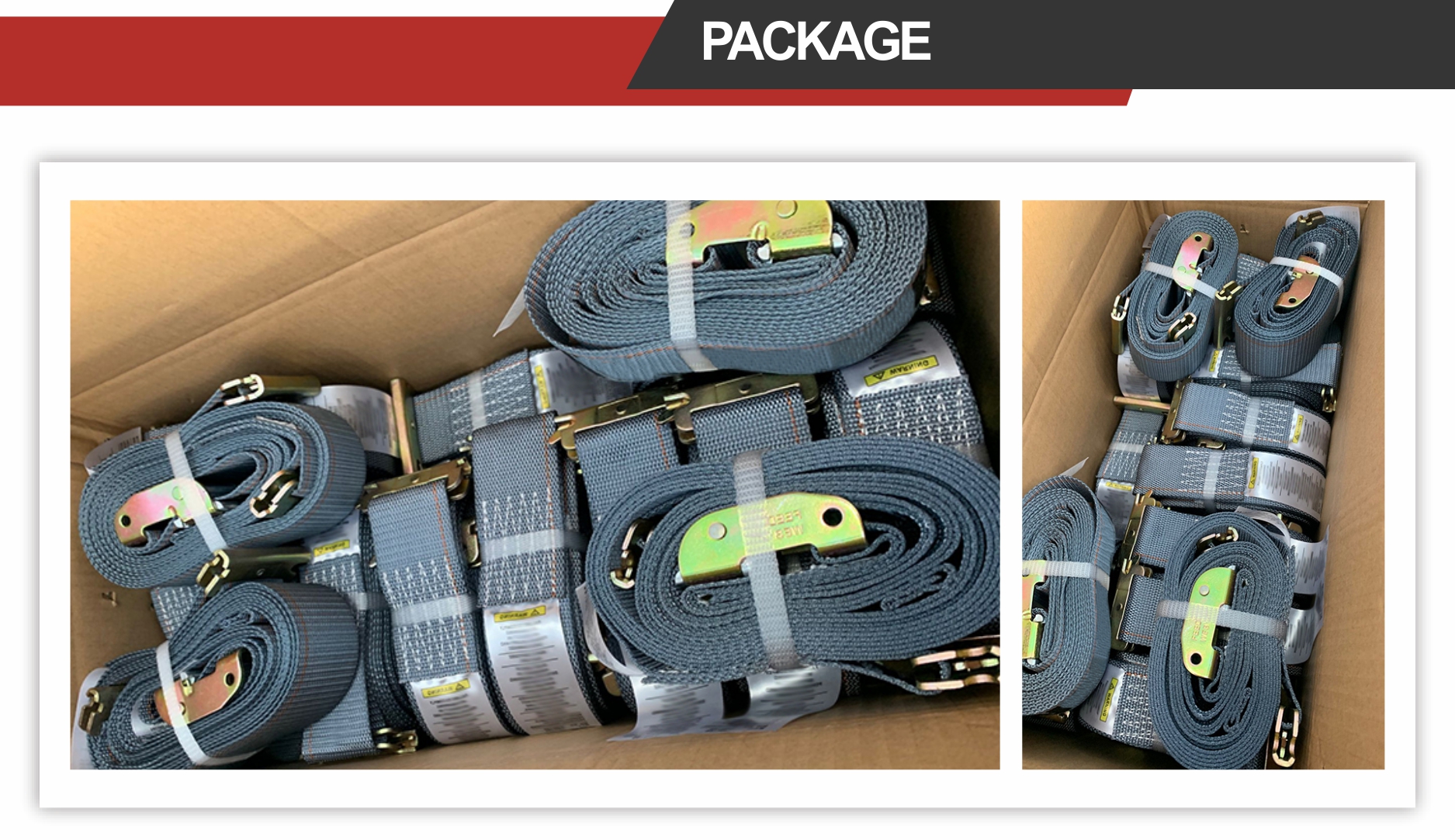 บรรจุสายรัดหัวเข็มขัดลูกเบี้ยว cam buckle strap packing